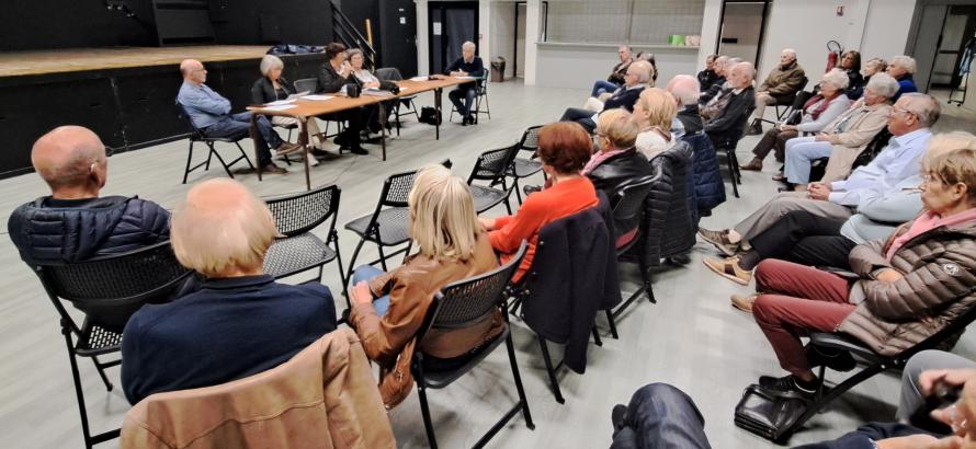Une trentaine de personnes présentes, vendredi 17 octobre.