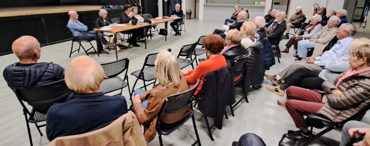 Une trentaine de personnes présentes, vendredi 17 octobre.