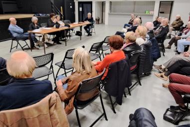 Une trentaine de personnes présentes, vendredi 17 octobre.